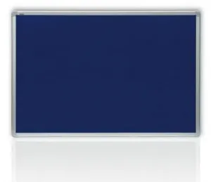 Filcová modrá tabuľa v hliníkovom ráme 200 x 100 cm